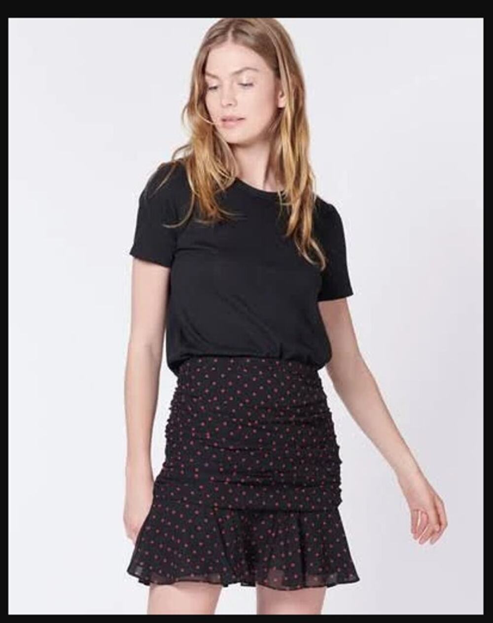 Veronica Beard Millie SIlk Mini SKirt Polka Dot Sz 4 Girly Preppy